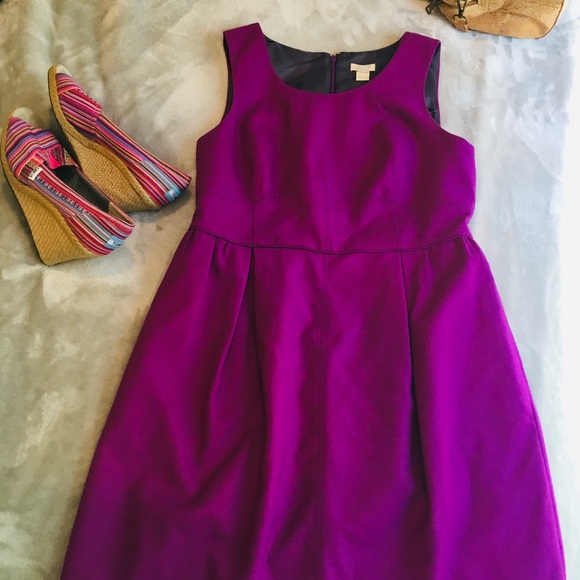 J Crew Lilac Scoop-neck Dress Size 12 P - Picture 8 of 8